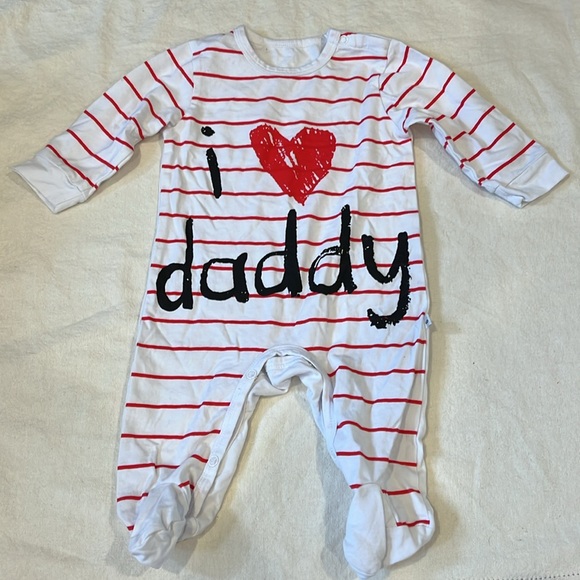 ‘I Love Mummy & Daddy' Footie Set - Picture 2 of 11